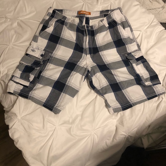 Lee Other - Lee Dungarees plaid cargo shorts
